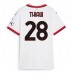 AC Milan Malick Thiaw #28 Borte Drakt Dame 2024-25 Kortermet